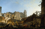 Demachy, Pierre-Antoine - The Foire Saint-Germain after the fire of the night of 16 to 17 March 1762