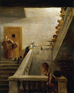 Robert, Hubert - The distribution of milk at Saint-Lazare prison