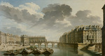 Raguenet, Nicolas-Jean-Baptiste - Le Quai des Ormes le pont Marie et l'île Saint-Louis