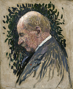 Martin, Henri - Portrait of the composer Gustave Charpentier (1860-1956)