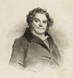 Devéria, Achille - Portrait of Eugène François Vidocq (1775-1857)