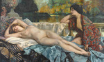 Montassier, Henri - Repos au bord du lac