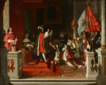 Ingres, Jean Auguste Dominique - Marshal Berwick receiving from the King Philip V of Spain the Order of the Golden Fleece