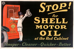 D'Ylen, Jean - Stop! for Shell motor oil at the Red Cabinet 