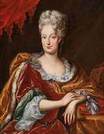 Stampart, Frans van - Portrait of Elisabeth Christine of Brunswick-Wolfenbüttel (1691-1750), Holy Roman Empress