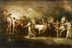 West, Benjamin - Phaeton asking Apollo to drive the Sun chariot