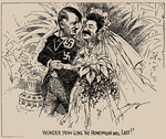 Berryman, Clifford K. - Wonder how long the honeymoon will last? (The Washington Star)