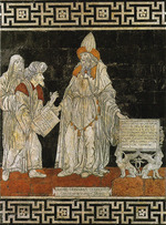 Giovanni di Stefano - Hermes Trismegistus. Floor mosaic in the Cathedral of Siena