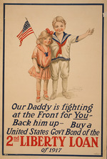 Anonymous - Our daddy is fighting at the front for you. 2nd Liberty Loan