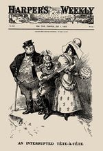 Rogers, William Allen - An Interrupted Tête-à-tête (Harper's Weekly)