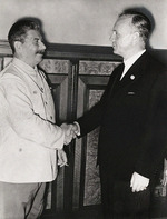 Anonymous - Joseph Stalin and Joachim von Ribbertrop, 23 August 1939