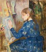 Morisot, Berthe - Jeune fille écrivant