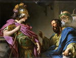 Vincent, François André - Alcibades Being Taught By Socrates 