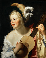 Honthorst, Gerrit, van - Woman Playing the Guitar 