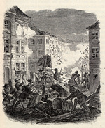Kretschmer, Robert - Barricade fighting at the Cölln Townhall in Berlin on the night of 18 to 19 March 1848