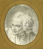 Caresme, Jacques Philippe - Portrait of Jean-Jacques Rousseau (1712-1778)