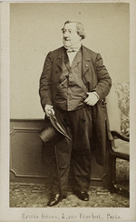 Hanfstaengl, Erwin - Portrait of the composer Gioachino Antonio Rossini (1792-1868)