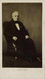 Photo studio Paul Émile Pesme - Portrait of the dramatist and librettist Eugène Scribe (1791-1861) 