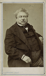 Liébert, Alphonse - The author Alexandre Dumas père (1802-1870)