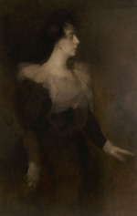 Carrière, Eugène - Portrait of Pauline Ménard-Dorian (1870-1941)