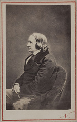 Photo studio Nadar - Portrait of the author Alfred de Vigny (1797-1863)