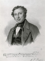 Baerentzen, Emilius Ditlev - Portrait of the organist and composer Andreas Peter Berggreen (1801-1880) 