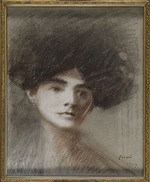 Forain, Jean-Louis - Portrait of Madame Marie de Régnier, née de Hérédia