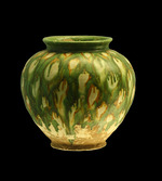 The Oriental Applied Arts - Sancai (three-color glazed) pottery jar