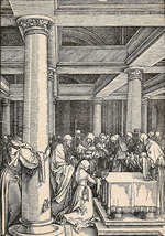 Dürer, Albrecht - The Presentation in the Temple, from The Life of the Virgin