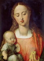 Dürer, Albrecht - Madonna and child with a Pear