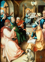 Dürer, Albrecht - Seven Sorrows Polyptych: Christ among the Doctors 