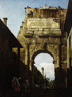 Bellotto, Bernardo - The Arch of Titus in Rome