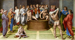 Genga, Gerolamo - Saint Augustine Baptizes the Cathechumens