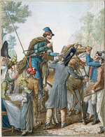 Opiz, Georg Emanuel - Occupation russe à Paris (Russian Cossacks in Paris, 1814)