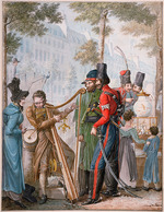 Opiz, Georg Emanuel - Occupation russe à Paris (Russian Cossacks in Paris, 1814)