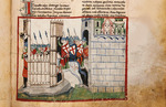 Anonymous - The Battle of Parma on 18 February 1248: The Guelphs attacks Frederick's II Vittoria camp. From: Nuova Cronica by Giovanni Vil