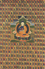 Tibetan culture - Thangka of Nagarjuna 