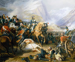 Philippoteaux, Henri Félix Emmanuel - Napoleon at the battle of Rivoli on 14 January 1797 