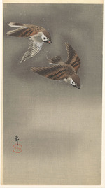 Ohara, Koson - Sparrows in snow