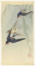 Ohara, Koson - Three birds in full flight
