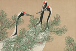 Sekka, Kamisaka - Cranes (Tsuru). From the series A World of Things (Momoyogusa)