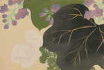 Sekka, Kamisaka - Kiku, Kiri (Chrysanthemum and Paulownia). From the series A World of Things (Momoyogusa)