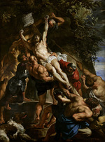 Rubens, Pieter Paul - The Raising of the Cross (Triptych, Central Panel)