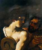 Guercino - Marsyas and Apollo