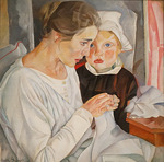 Grigoriev, Boris Dmitryevich - Mother and Child