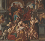 Jordaens, Jacob - Christ Blessing the Children (Let the little children come to me)