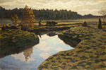 Almqvist, Ester - Autumn Ploughing in the Marshland