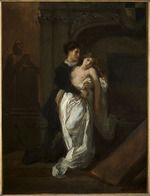 Delacroix, Eugène - Romeo and Juliet in front of the Capulet tomb