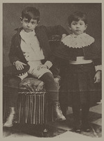 Anonymous - Pablo Picasso and his sister Lola