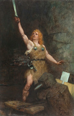Leeke, Ferdinand - Siegfried in the forge